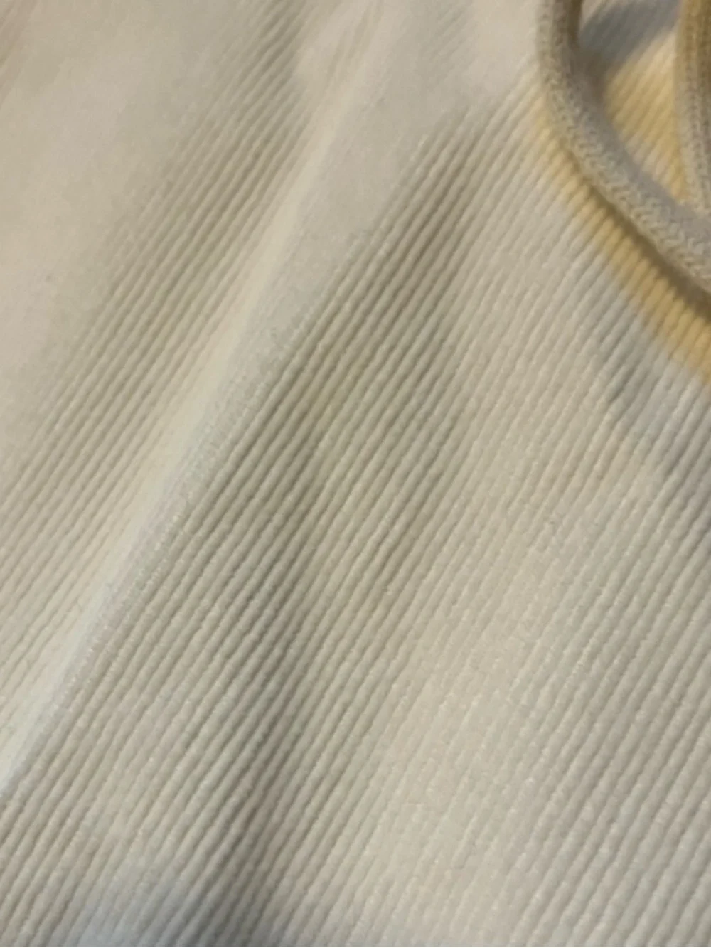 Peserico Men's Corduroy Trousers – White Corduroy Drawstring Trousers Size M
